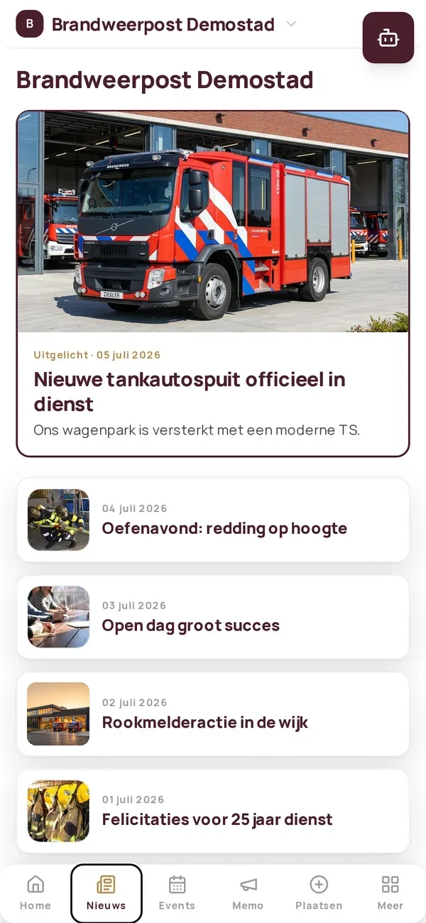 ScrollStory app – Post & communicatie